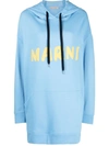 Marni Sweatshirt With Logo Print In Blue