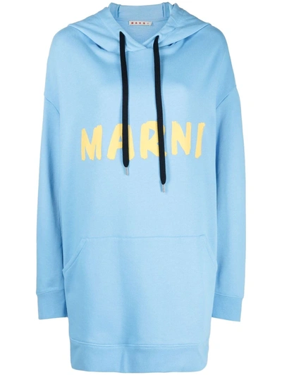 Marni Sweatshirt With Logo Print In 蓝色