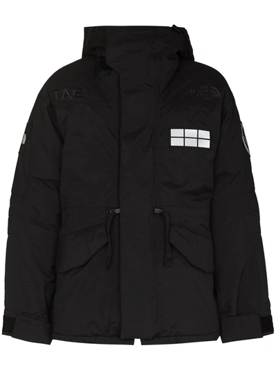 The North Face Trans-antarctica Expedition Dryvent Hooded Down Parka In Black