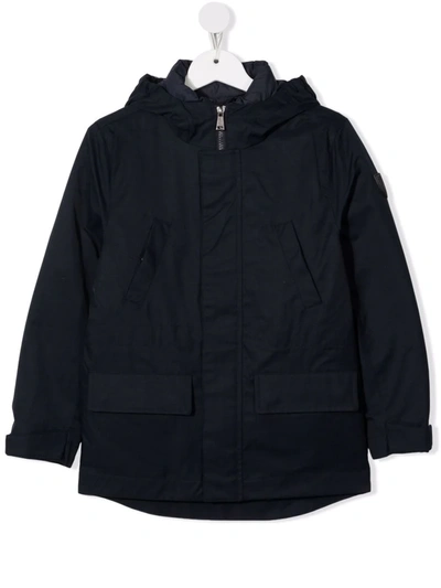 Polo Ralph Lauren Kids' Hooded Zip Jacket In 蓝色