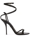 Dolce & Gabbana Ankle-strap Open-toe Sandals In Black