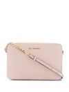 MICHAEL KORS LARGE JET SET LEATHER CROSSBODY BAG