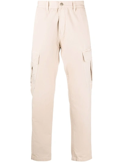 Philipp Plein Straight-leg Cargo Trousers In Neutrals