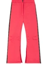 Fendi Ff-stripe Ski Trousers In Red
