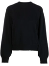 Loulou Studio Pemba Cashmere Knit Sweater In Black