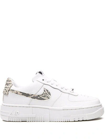 Nike Air Force 1 Pixel Se Low-top Sneakers In Grey