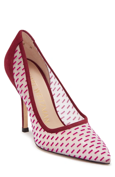 Stuart Weitzman Tasha Pointed Toe Pump In Cby