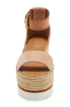 See By Chloé ́ Glyn Platform Espadrille Sandal In Nuvola Sierra