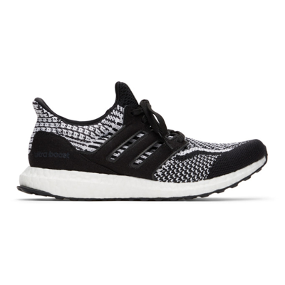 Adidas Originals Ultraboost 5.0 Dna Primeknit Running Trainers In Black/white