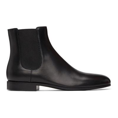 Gianvito Rossi Black Alain Chelsea Boots