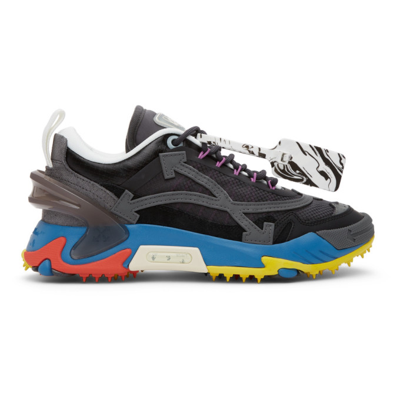 Off-white Men's Odsy 2000 Colorblock Sculpted-sole Sneakers In Dark Grey