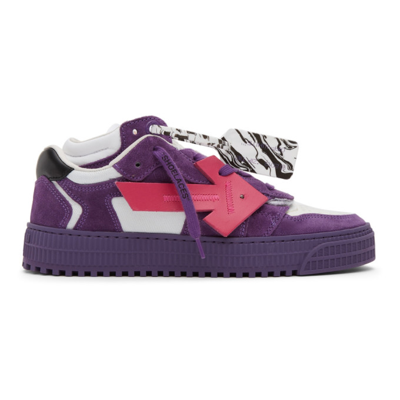 Off-white Purple &  Floating Arrow Trainers In Violet/fuschia
