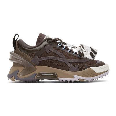 Off-white Men's Odsy 2000 Arrow Sculpted-sole Sneakers In Brown