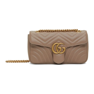 Gucci Pink Small Gg Marmont 2.0 Shoulder Bag In 5729 Porcel.rose/por |  ModeSens