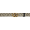 Gucci Reversible Black & Brown Gg Marmont Belt In 9769 Be Ebony/nero