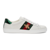 GUCCI WHITE BEE NEW ACE SNEAKERS