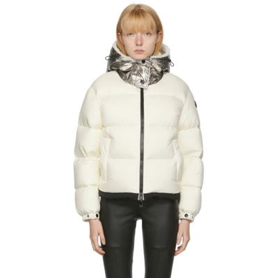 Moncler Bufonie Hooded Quilted Shell Down Jacket In White