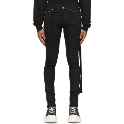 Rick Owens Drkshdw Tyrone Slim-fit Stretch Cotton-blend Denim Jeans In Black
