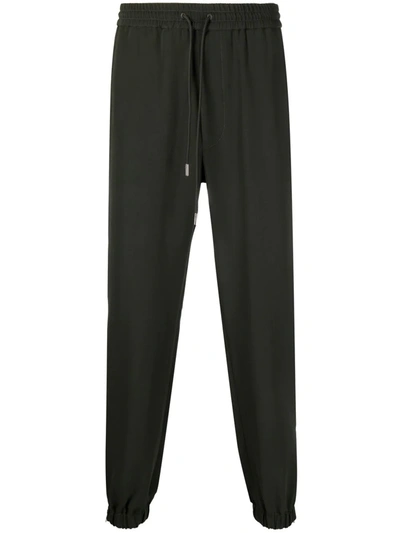 Alexander Mcqueen Drawstring Green Track Pants