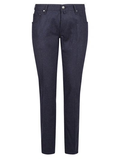 Jacob Cohen Slim Trousers In Blue