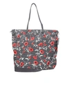 Tory Burch Printed Nylon Tote Bag In Multi