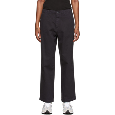 Hope Black Van Trousers In Washed Blac