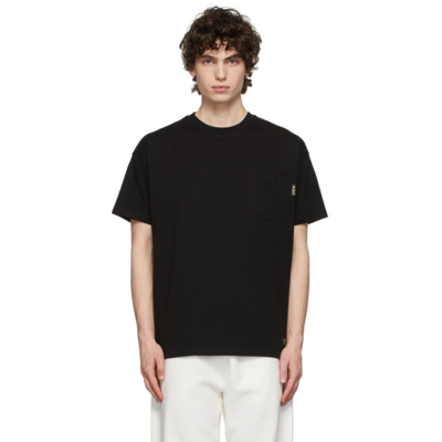 Advisory Board Crystals Black Pocket T-shirt In Anthracite