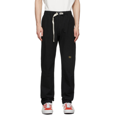 Advisory Board Crystals Black Cotton Utility Trousers