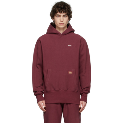 Advisory Board Crystals Burgundy Pull Over Hoodie In Pyrope