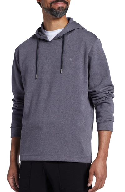 Pino By Pinoporte Drawstring Hoodie Sweatshirt In Silver