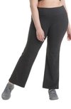 Spalding Bootcut Yoga Pants In Charcoal