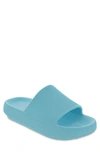 Mia Lexa Slide Sandal In Light Blue