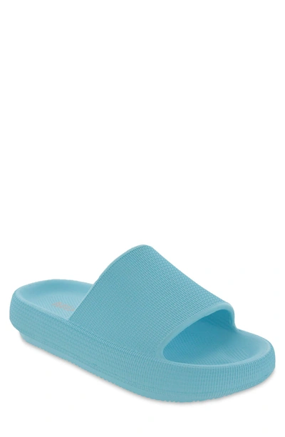 Mia Lexa Slide Sandal In Light Blue