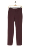 Reiss Slim Fit Tailored Trousers In Berry