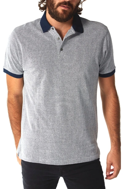 Px Short Sleeve Pique Polo In Navy