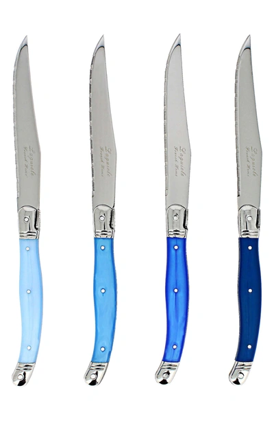 French Home Laguiole Steak Knife In Shades Of Blue