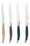 French Home Laguiole Steak Knife In Tan Multi