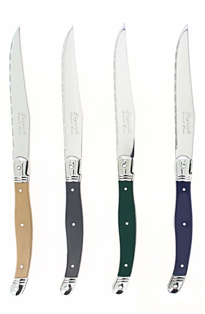 French Home Laguiole Steak Knife In Tan Multi