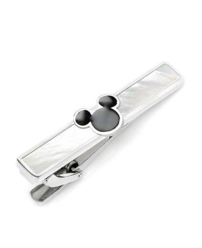 Disney Men's Mickey Mouse Mother Of Pearl Tie Clip