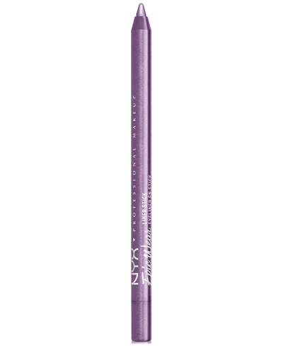 Nyx Professional Makeup Epic Wear Liner Stick Long Lasting Eyeliner Pencil In Graphic Purple (purple Shimmer)