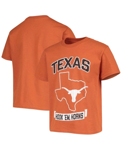Champion Youth Texas Orange Texas Longhorns Strong Mascot T-shirt