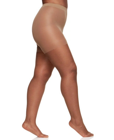 Berkshire Women's Plus Size Ultra Sheer Control Top Pantyhose, 4411 In City Beige (nude )