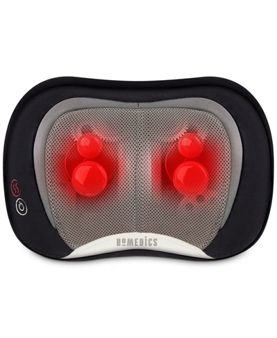 Homedics Elite 3d Shiatsu & Vibration Massage Pillow With Heat In Black