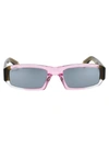 Jacquemus Thin Square Frame Sunglasses In Multicolor