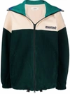 Isabel Marant Étoile Green & Off-white Malti Fleece Jacket In Green