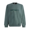 Carhartt Logo Crewneck Sweatshirt In Green