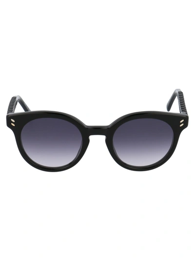 Stella Mccartney 48mm Round Sunglasses In Black