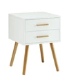 CONVENIENCE CONCEPTS OSLO 2 DRAWER END TABLE