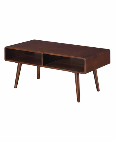 Convenience Concepts Napa Coffee Table With Shelf In Espresso