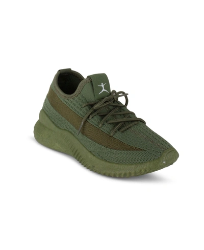 Danskin Women's Ecstatic Lace-up Sneaker In Olive